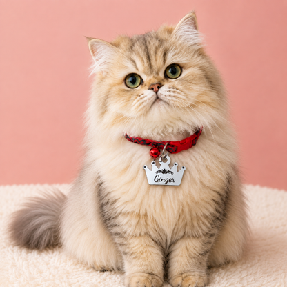 Cat Identity Tag + Collar