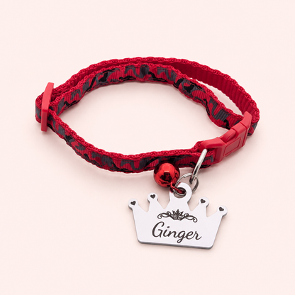 Cat Identity Tag + Collar