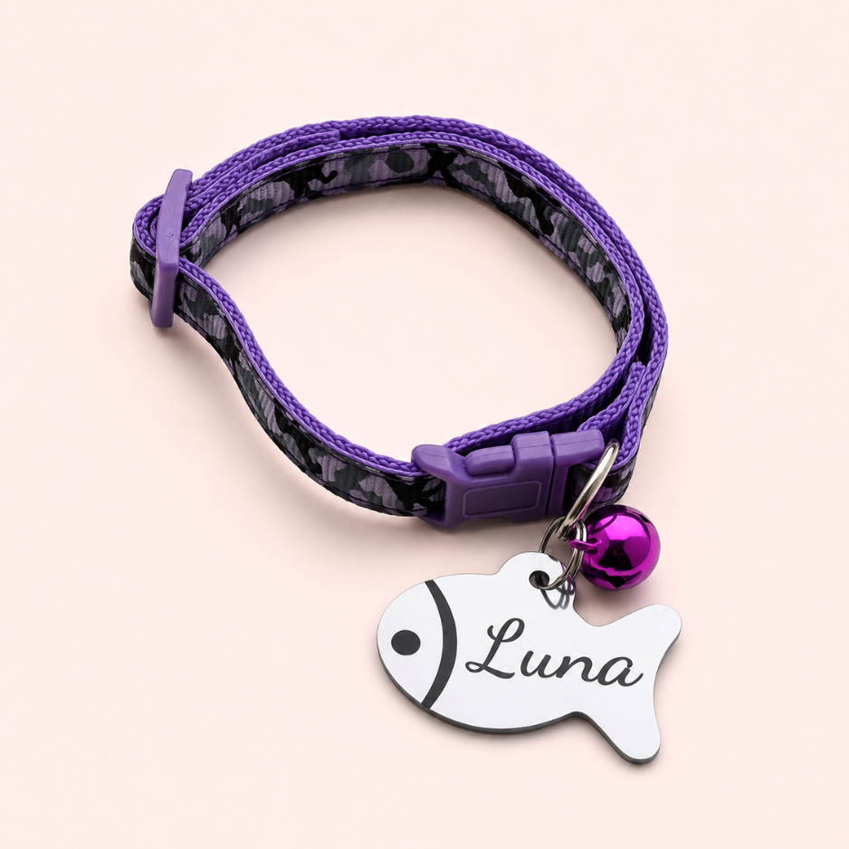 Cat Identity Tag + Collar