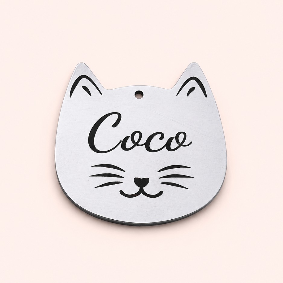Cat Identity Tag + Collar
