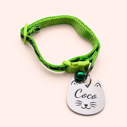 Cat Identity Tag + Collar