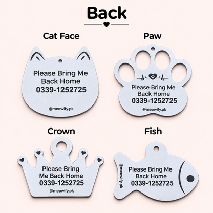 Cat Identity Tag + Collar